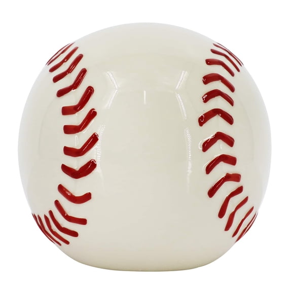 Celebrate It Baseball Coin Bank , Baseball Decor for Home and Games