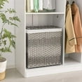 thumbnail image 3 of Mxfurhawa Laundry Hampers with Lid, Gray, 3 of 8