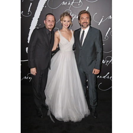 Darren Aronofsky Jennifer Lawrence Javier Bardem At Arrivals For Mother Premiere Radio City Music Hall New York Ny September 13 2017 Photo By Derek StormEverett Collection Celebrity