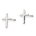 thumbnail image 2 of Sterling Silver Polished Latin Cross Post Earrings, 2 of 2