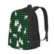 thumbnail image 1 of Easygdp Christmas tree green plaid Mochila de Gran Capacidad Minimalista Ideal para Escuela, Viajes y Uso Diario, 1 of 6