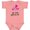 Mauve, variant on Inktastic My Titi Loves Me with Two Flamingos Boys or Girls Baby Bodysuit