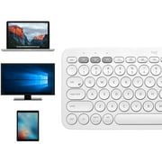 Logitech K380 Multi-device Bluetoth Keyboard - Keyboard - Bluetoth 3.0 - Off-white