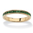 thumbnail image 1 of Bracelet Empilable en Pierre de Naissance Simulée en Plaqué Or, 1 of 5