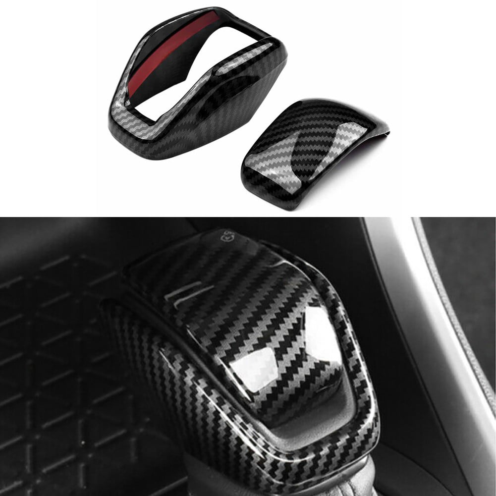 for toyota Avalon 2019 Carbon Fiber Color Inner Gear Shift Knob Cover ABS