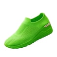 thumbnail image 2 of Women's Platform Walking Shoes Lace Up Sneakers Breathable Upper Lightweight Casual Footwear Comfortable Thick Sole Perfect for Work Travel and Casual Occasions Green 41, 2 of 7