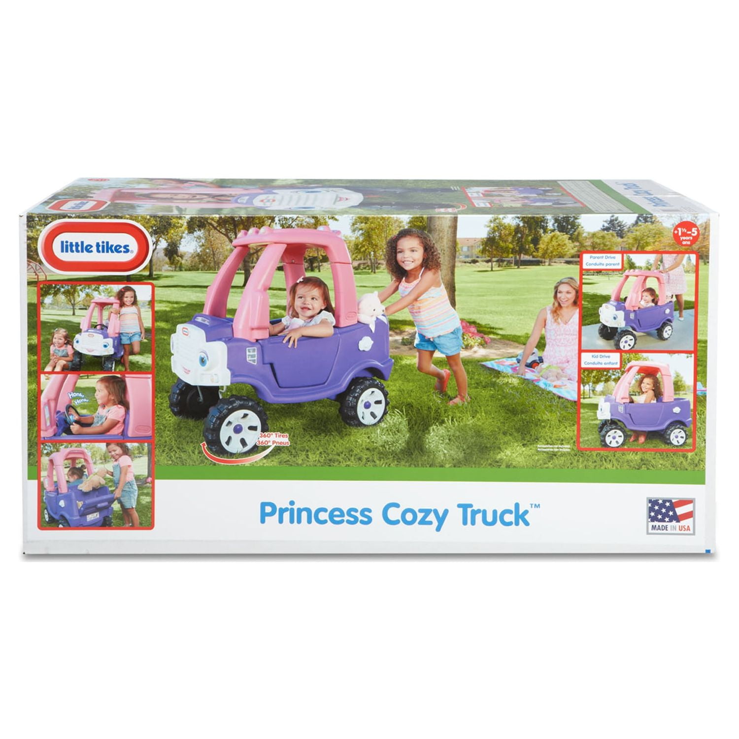 Little tikes princess cozy coupe store with glitter