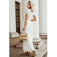 thumbnail image 3 of FOLUNSI Boho Chic Maxi, Lace Waist, Dreamy Fit, 3 of 8
