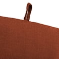thumbnail image 6 of Jordan Manufacturing 44" x 22" McHusk Brick Red Crosshatch Rectangular Outdoor Chair Cushion with Ties and Hanger Loop, 6 of 15