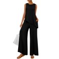 thumbnail image 1 of Conjunto Coordinado PRETTYGARDEN 2 Piezas Negro Mediano, 1 of 8