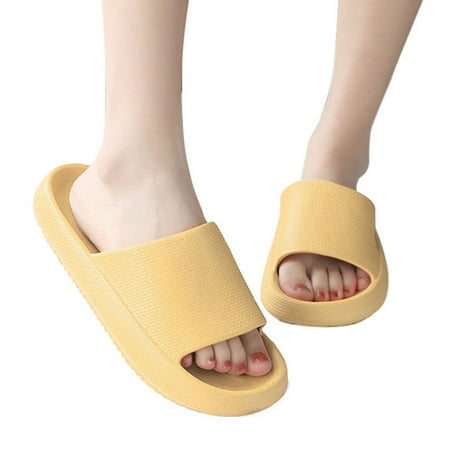 

Womens Massager Slippers Cushioned Thick Sole Fashion Cute Beach Slippers Gym House Sandals for Indoor & Outdoor