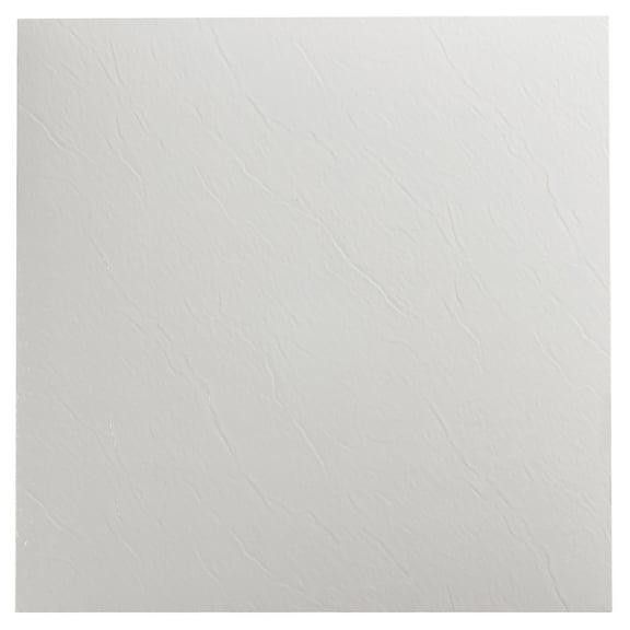 Mosaico Clasico White 12x12 Self Adhesive Vinyl Floor Tile - 20 Tiles/20 sq. ft.