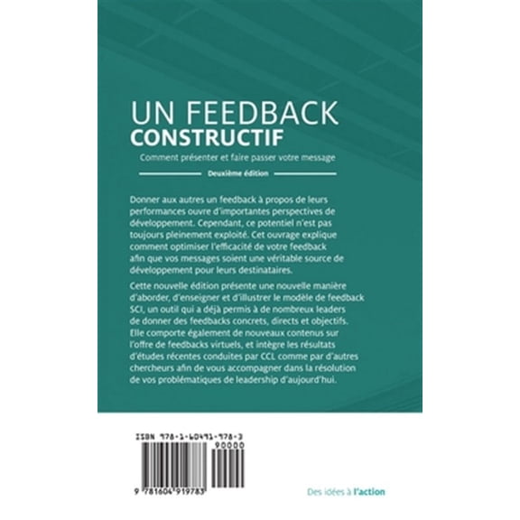 Feedback That Works: How to Build and Deliver Your Message, Second Edition (French) (Paperback)
