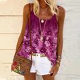 thumbnail image 1 of Puntoco Blusas de cuello cuadrado, blusas casuales de moda para mujer, camisetas holgadas estampadas, camisolas de cuello redondo, 1 of 6