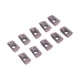 thumbnail image 2 of Hojas para herramientas CNC, 10 piezas de insertos de torneado, insertos de torneado de torno, insertos de torno CNC, construcción robusta, 2 of 8