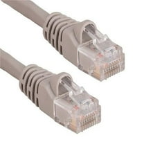 Sanoxy SNX-CBLR-C5103-3005 5 ft. Cat5e 350 MHz UTP Snagless Crossover Ethernet Network Patch Cable, Gray