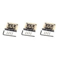 thumbnail image 2 of maskred Professional Piano Bridge with Wrench Adjustable Bridge Tailpiece Lightweight Wear-resistant Saddle 3 String Cigarbox 3Set, 2 of 6
