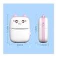 thumbnail image 3 of Mini impresora térmica Gatita Bluetooth 200 dpi + 11 rollos, 3 of 4