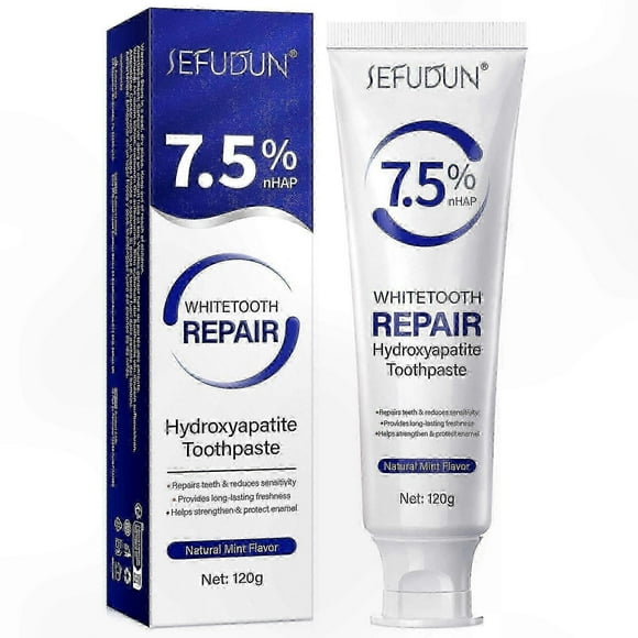 Enamel Shield Toothpaste with Hydroxyapatite, Fluoride-Free Formula, Mild Mint Taste, Sensitive Teeth Support, Everyday Use Solution
