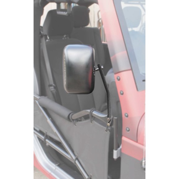 Steinjäger Doors Wrangler JK 2007-2018 Mirror Legs to Fit Tube Doors Texturized Black