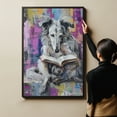 thumbnail image 6 of Borzoi Decor Poster Unframe, Borzoi Dog Canvas Wall Art, Dog Reading Book Canvas Print Painting Poster Wall Decor Dog Lovers Gifts, 6 of 6
