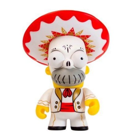 UPC 883975129880 product image for kidrobot the simpsons homer day of the dead mariachi action figure | upcitemdb.com