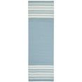 thumbnail image 3 of SAFAVIEH Dhurries Haywood Geometric Runner Rug, Turquoise, 2'6" x 8', 3 of 10