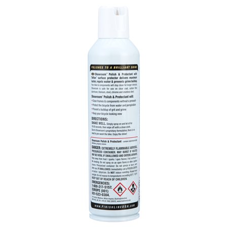 FINISH LINE フィニッシュライン Showroom Polish &amp; Protectant ショールーム ポリッシュ&amp;プロテクタント 354ml エアーゾール 保護剤 自転車