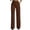 #217-Brown, variant on Women Plus Size Solid Color Drape Straight Leg High Waist Suit Pants Elegant Minimal Wide Leg Trousers with Pockets Soft Breathable Daily Office Wear Gift