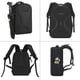 thumbnail image 4 of Mochila MOSISO para cámara, totalmente abierta, impermeable, para cámaras réflex digitales o réflex, 4 of 7