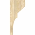 thumbnail image 3 of 4"W x 12"D x 28"H Monterey Rough Sawn Corbel, Douglas Fir, 3 of 9