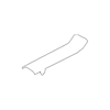 Genuine OE Porsche Rear Sill Plate - 971-863-405-C-1E0
