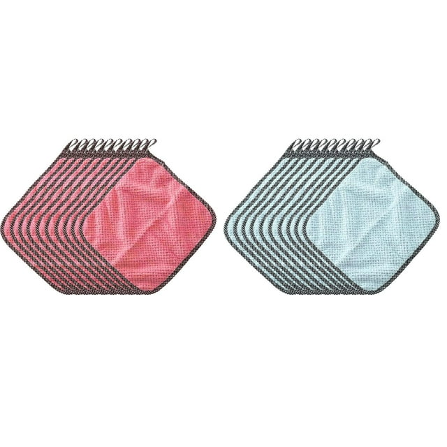 WUSUOWEI 20PCS Upgrade Multipurpose Dishwashing Rags,Tear Design,Thickened Table Cleaning Cloth,Absorbent Scouring Pad,Kitchen Cleaning Supplies,Microfiber Clean Cloths for Home,Kitchen,Stove