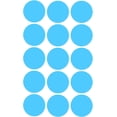 thumbnail image 1 of duomi-Circular Light Blue Labels 1.25 inch (30mm) Light Colored Stickers 225 Pack, 1 of 4