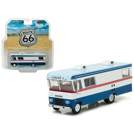 1972 Condor II RV Red, White, and Blue HD Trucks Series 9 1/64 Diecast Model by