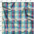 thumbnail image 3 of Soimoi Multicolor Fabric - By the Yard - 56 Inch Wide - Checkered Blocks Check Fabric - Versatile and Classic Designs for Various Uses Printed Fabric, 3 of 6