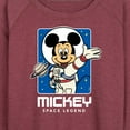 thumbnail image 3 of Mickey & Friends - Retro Mickey Portrait - Women's Lightweight French Terry Long Sleeve Shirt, 3 of 5