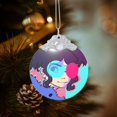 thumbnail image 2 of Gorillaz Christmas Ornament Glass Round Pendant Christmas Hanging Decor Ornament Holiday Xmas Decorations Christmas Tree Ornaments Silver, 2 of 8