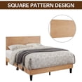 thumbnail image 4 of MUSEHOMEINC Solid Wood Platform Mid Century Modern Bed Frame, Pine, King, 4 of 7