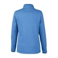 thumbnail image 5 of CORE365 CE73W Women's Venture Heathered Stripe Quarter-Zip Pullover-True Royal/ White-M, 5 of 6