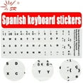 SR Standard Spanish Language 8 Types Keyboard Stickers Layout Button