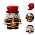 thumbnail image 6 of jicheng Christmas Nutcracker Money Box Cute Sculpture for Decoration Table Festive black red, 6 of 9