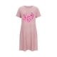 thumbnail image 5 of Camisón corto de talla grande para mujer, camisón de manga corta con estampado de pecho a la moda, camisón para mujer, 5 of 7