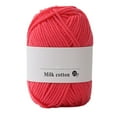 thumbnail image 4 of Soft Baby Yarn, 25g 4-Strand Milk Cotton Crochet Thread, 65m Fine Knitting Wool for Lightweight Wearables and Delicate Amigurumi Crafts, 4 of 9