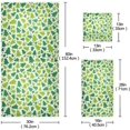 thumbnail image 2 of Coolnut 3 PCS Towel Christmas Tree Grid Cotton Bath Towel Set (1 Bath Towel, 1 Hand Towel, 1 Washcloth) for Bathroom, Super Soft and Quick Dry Towels, 2 of 6