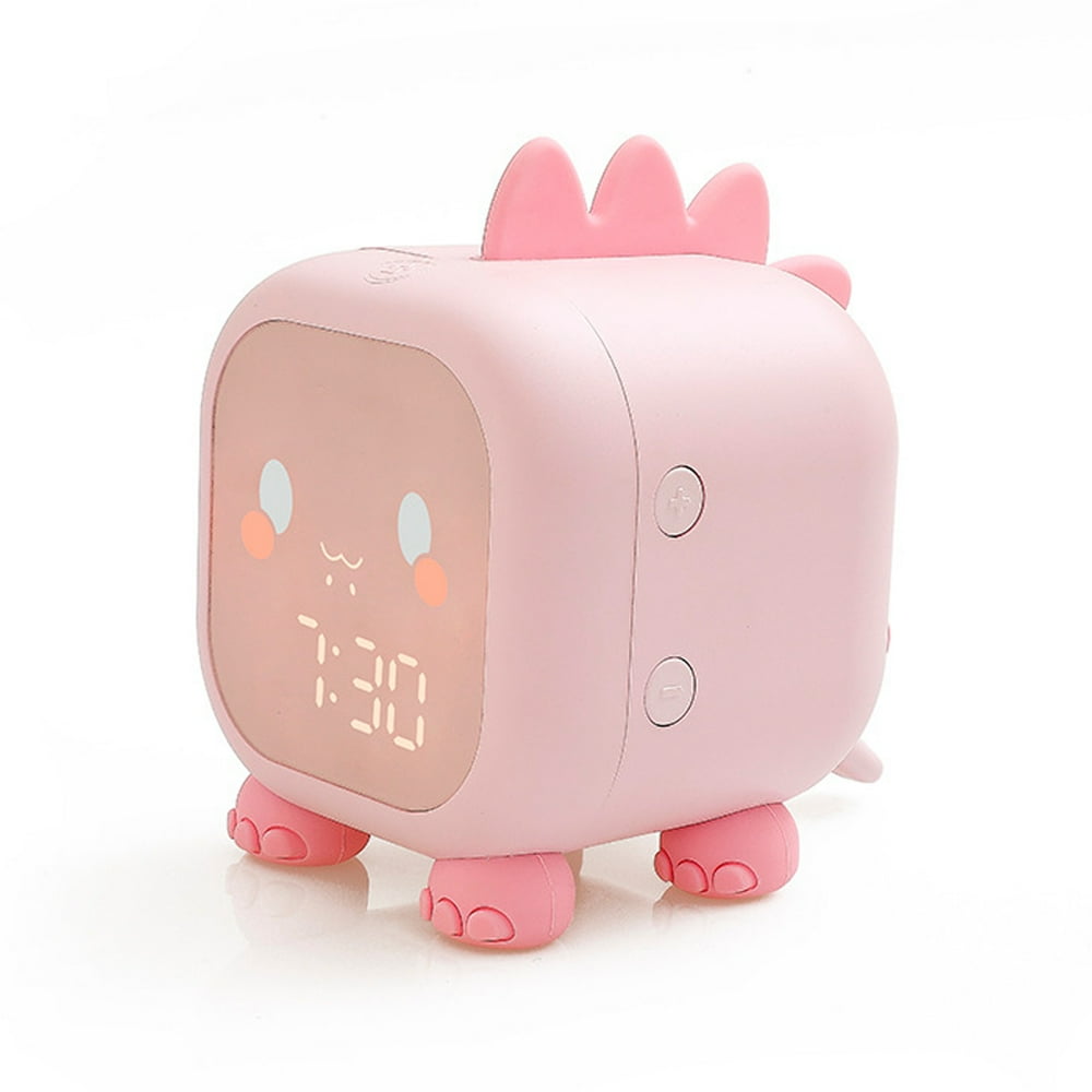 Kids Alarm Clock, Digital Alarm Clock for Kids Bedroom, Cute Dinosaur