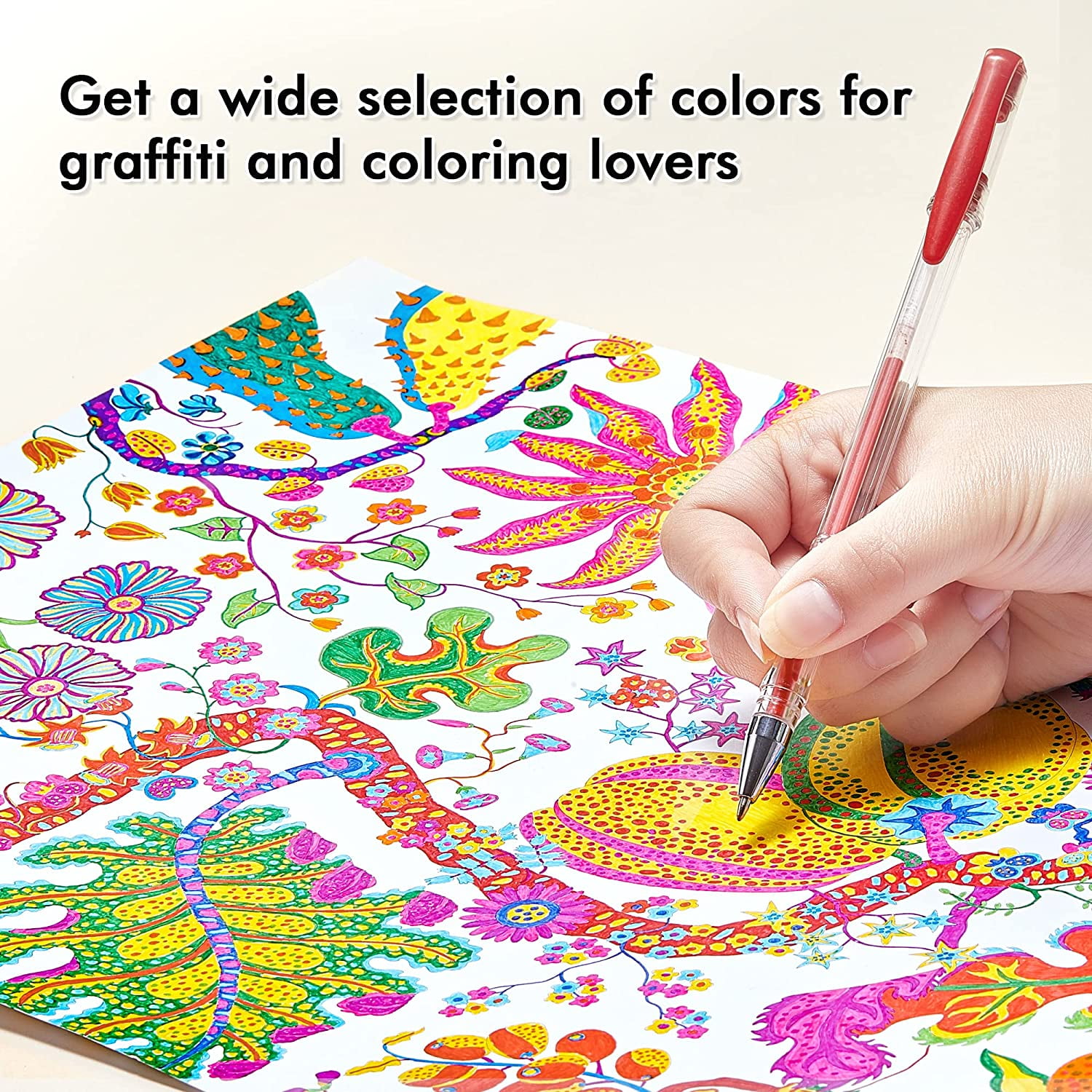 Shop Smart Color Art 140 Colors Gel Pens Set at Artsy Sister.