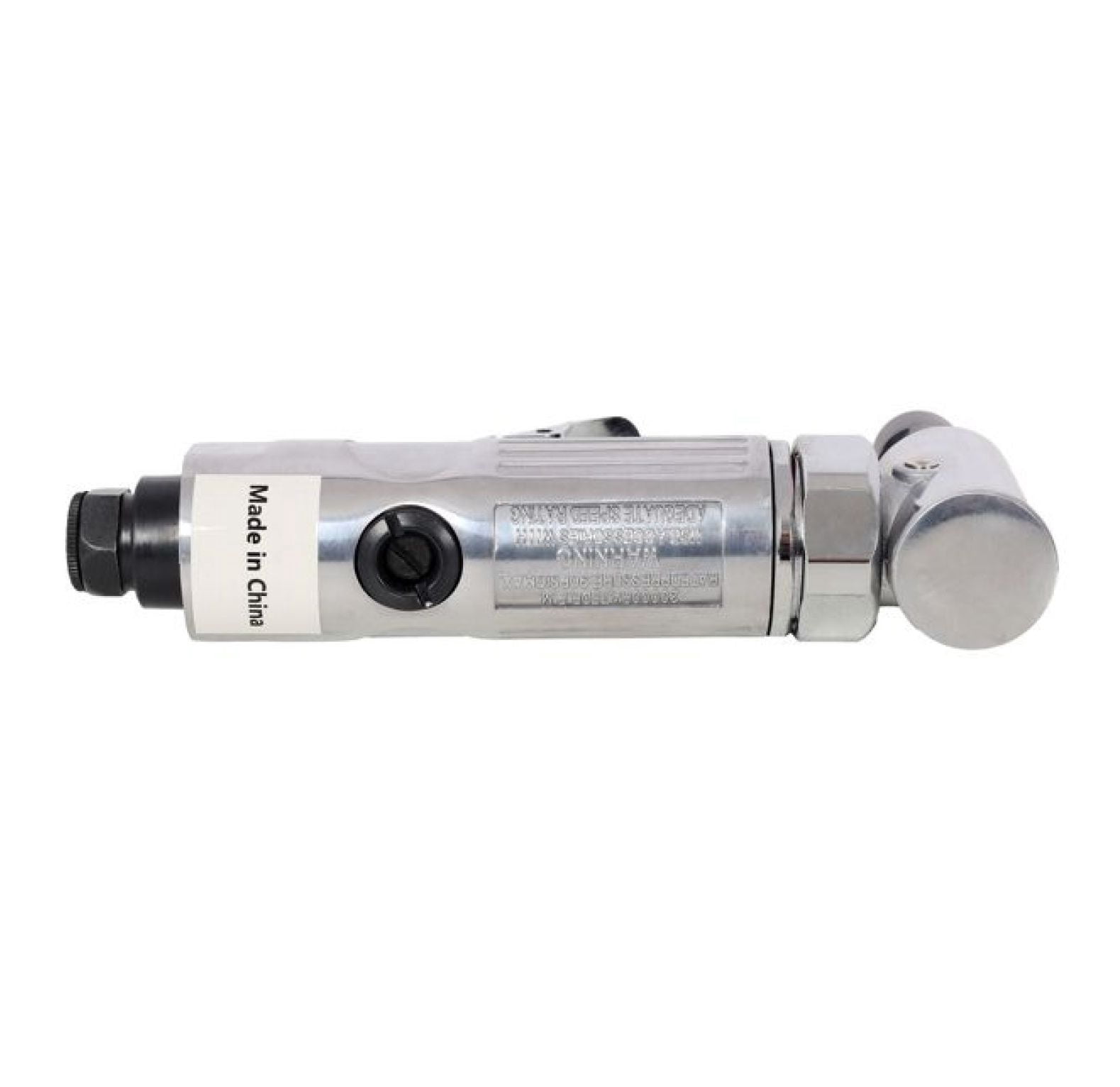 1/4" Air Angle Die Grinder - Mini Pneumatic Angle Grinder, Ball Bearing, 90 Degree Adjustable Head for Grinding, Polishing, Deburring & Porting
