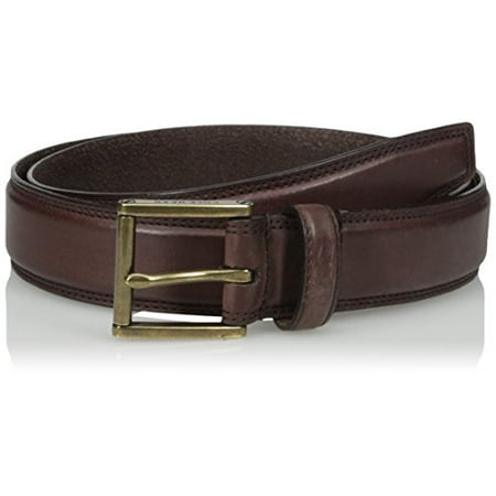 Cole Haan Belts For Men Cole Haan Men's Cole Haan 32mm Double Stitched Pressed Edge Belt, Chestnut Antique Brass, 32 ()