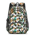 thumbnail image 2 of Tractor and Haybales White Pattern Backpack for School, Cute School Bag with Adjustable Shoulder Straps and Padded Back, 16.9"x12.6"x5.9", 2 of 5
